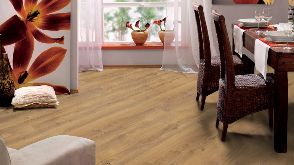 Ламинат Haro Tritty 100 Gran Via 4V дуб натур 526703 фото в интерьере